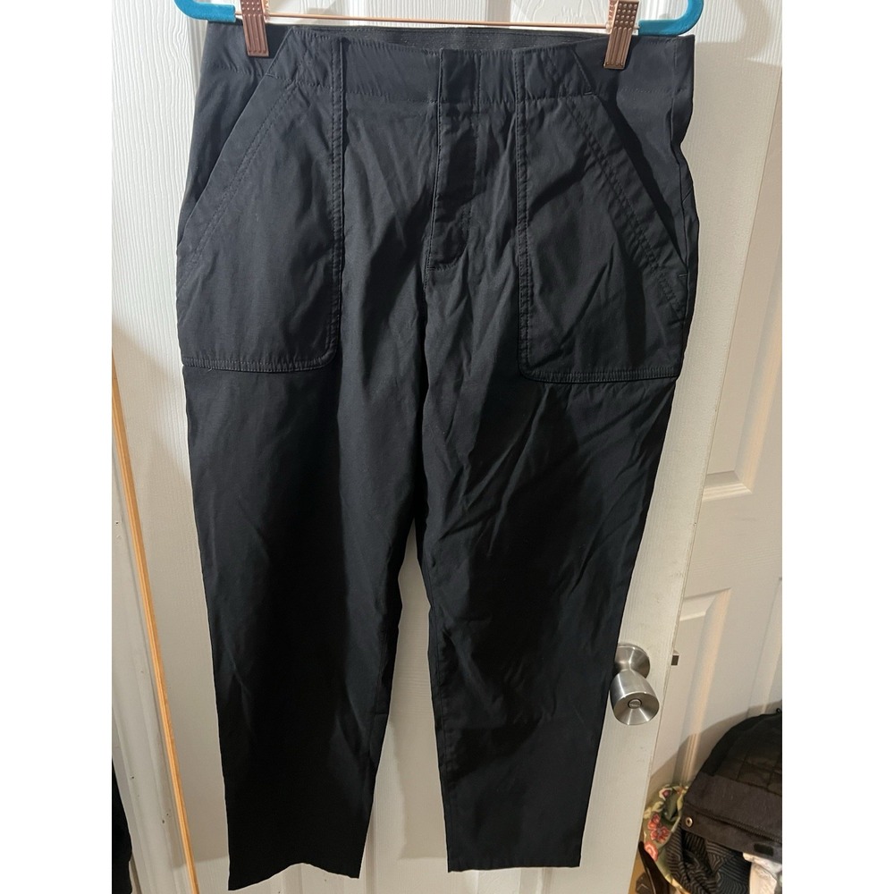 Eddie Bauer Horizon Straight Ankle Pant Size 10 Black